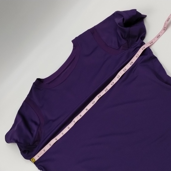 Avia dark purple athletic top size small 4/6 short sleeve - Picture 5 of 8